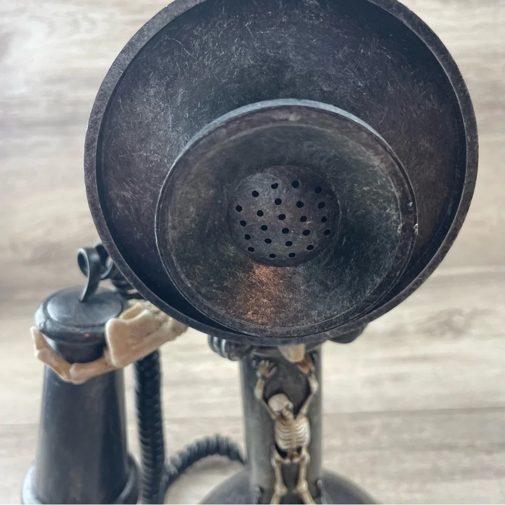 Gemmy Halloween Spooky Haunted Candlestick Telephone Phone - NO SOUND PROP ONLY